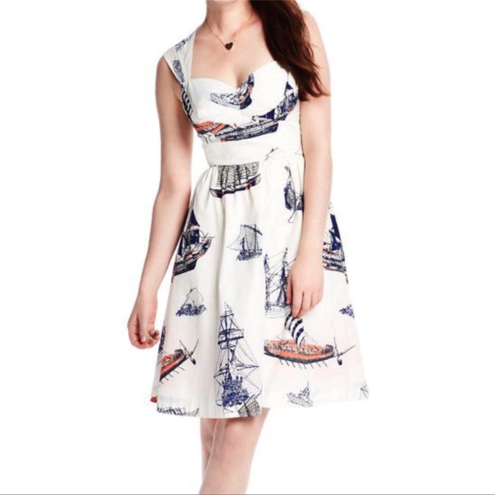 Anthropology Bon Voyage seafarer dress
